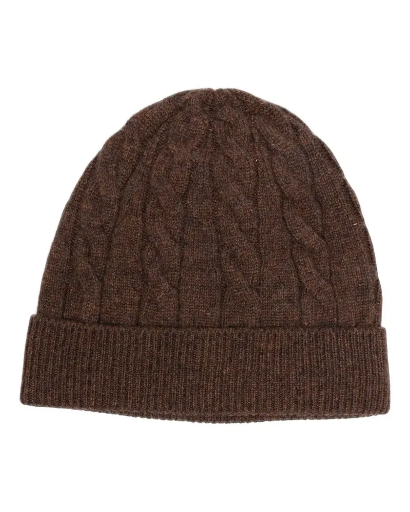 Loro Piana Cedar Beanie - Braun Braun