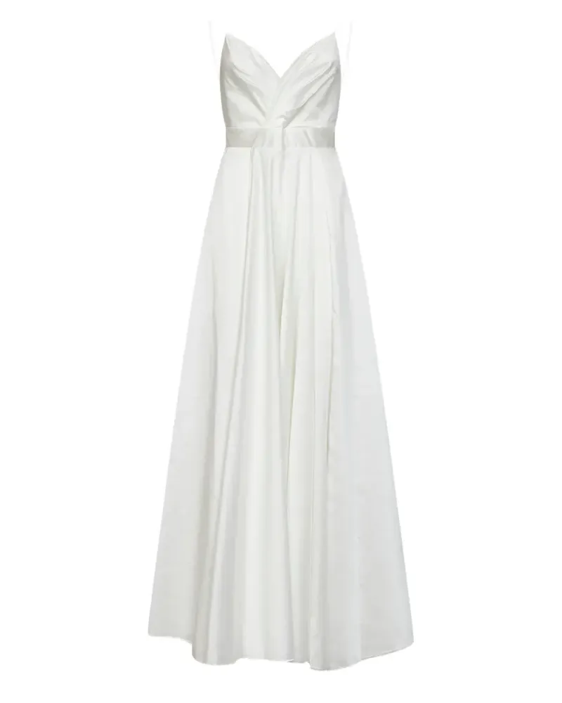 Blanca wrap-front maxi dress - Weiß Weiß
