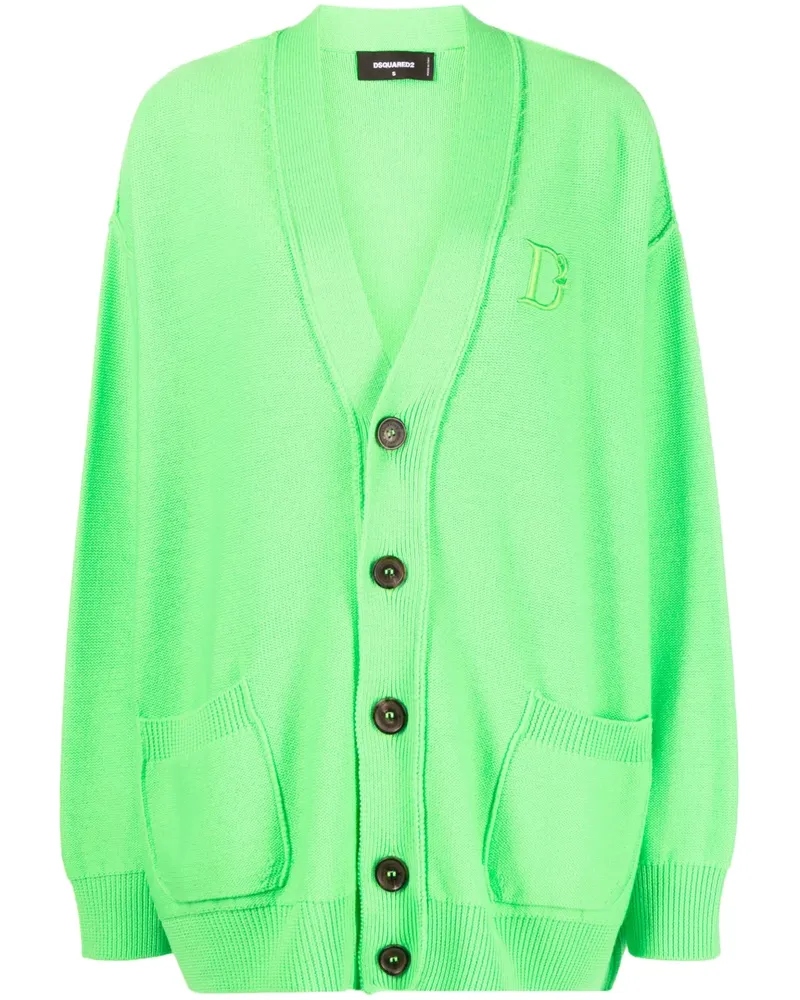 Dsquared2 Bestickter Cardigan - Grün Grün