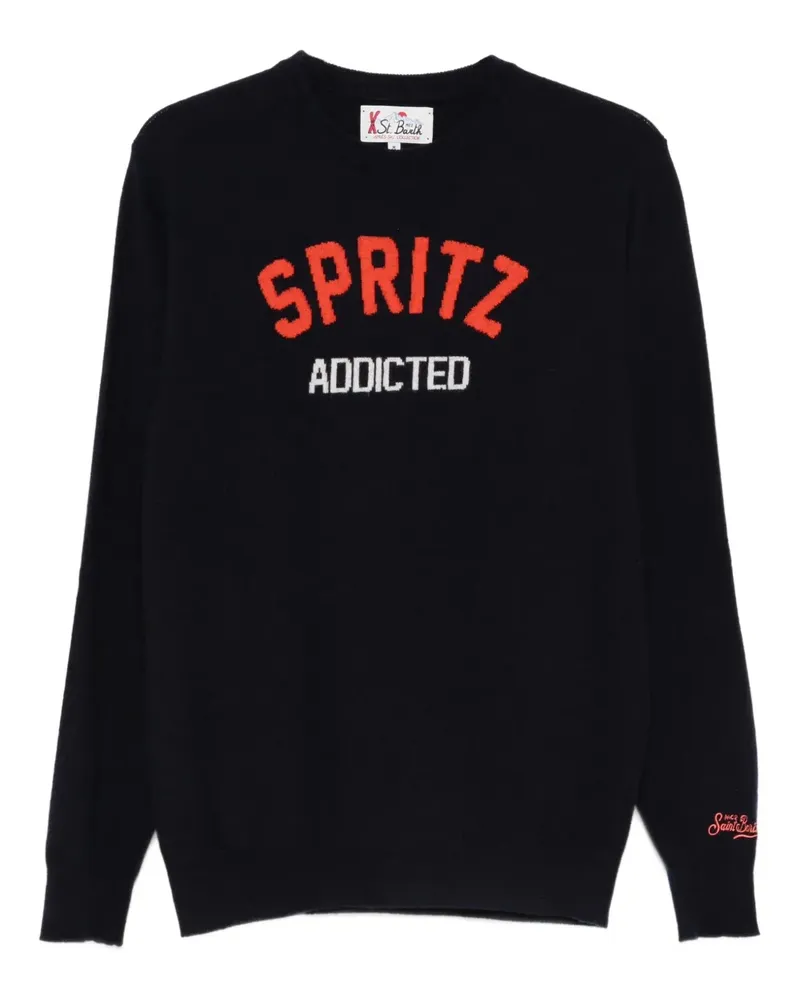 MC2 Saint Barth Heron Spritz Pullover - Blau Blau