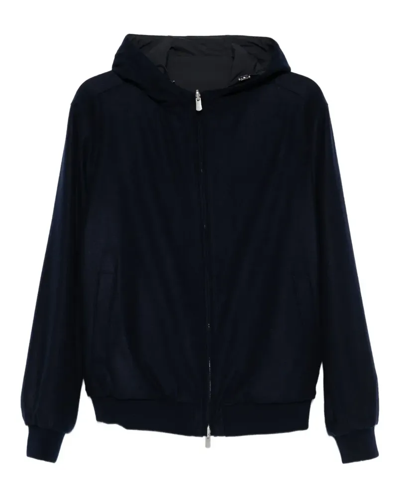 Fedeli hooded zip jacket - Blau Blau