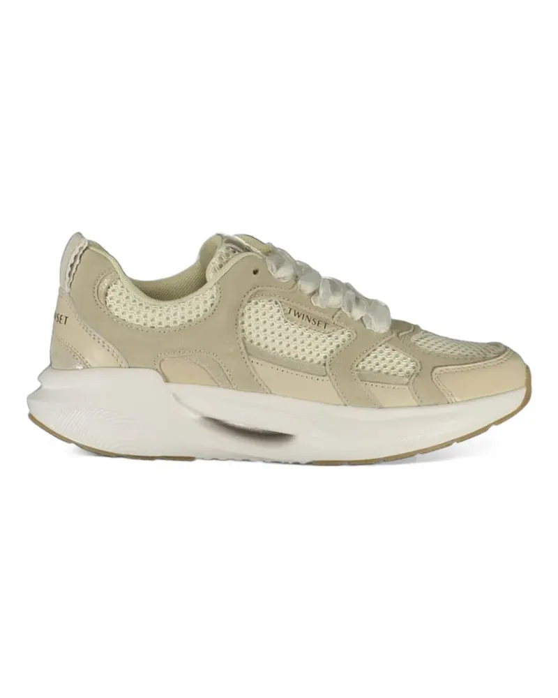 Twin-Set Sneakers mit Netzeinsätzen - Nude Nude