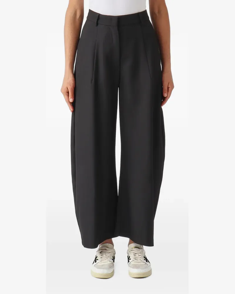 MEIMEIJ pleated wide-leg trousers - Nude Nude
