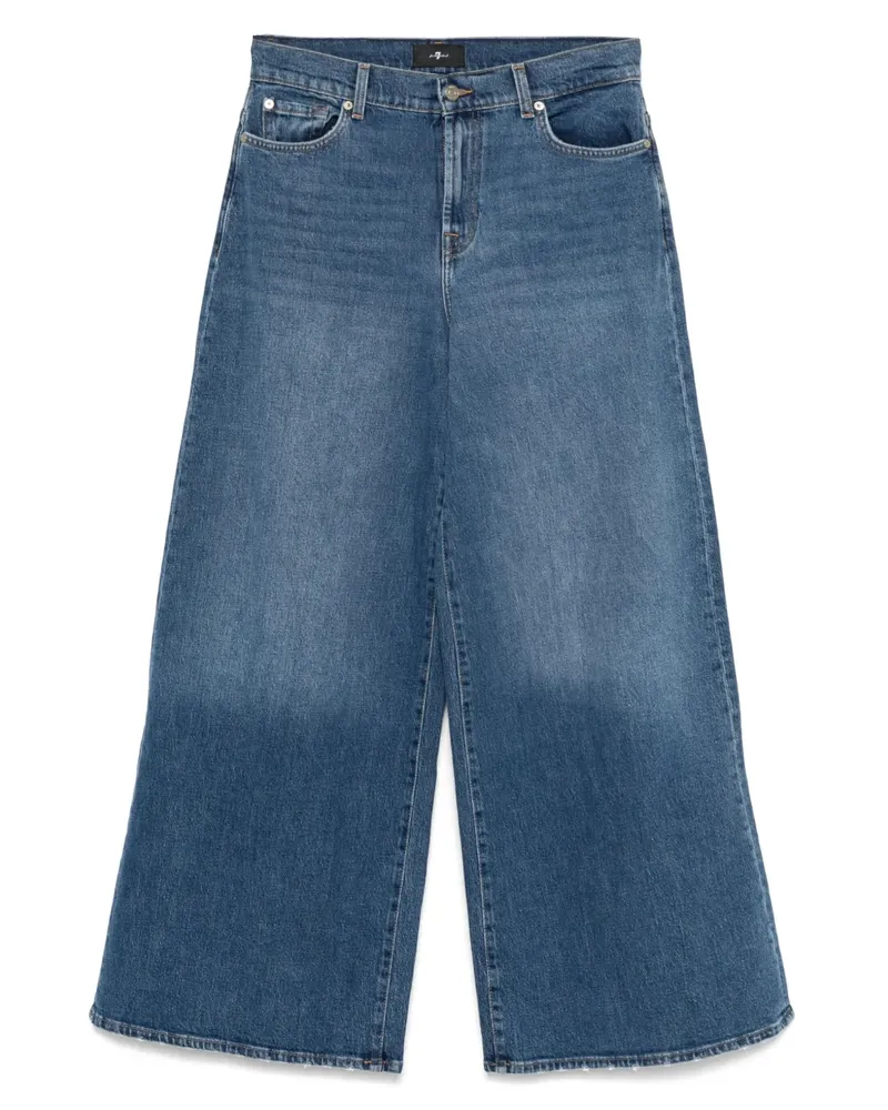 7 for all mankind Jeans mit Bleach-Effekt - Blau Blau