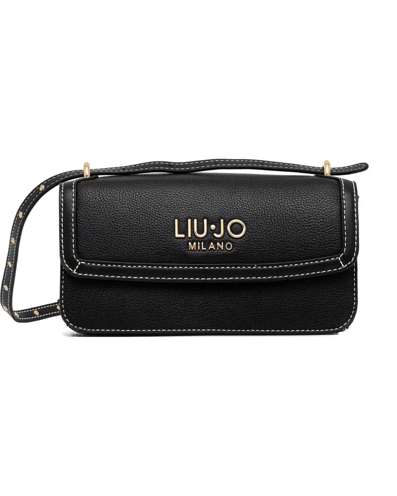 Liu Jo stitch detail crossbody bag - Schwarz Schwarz