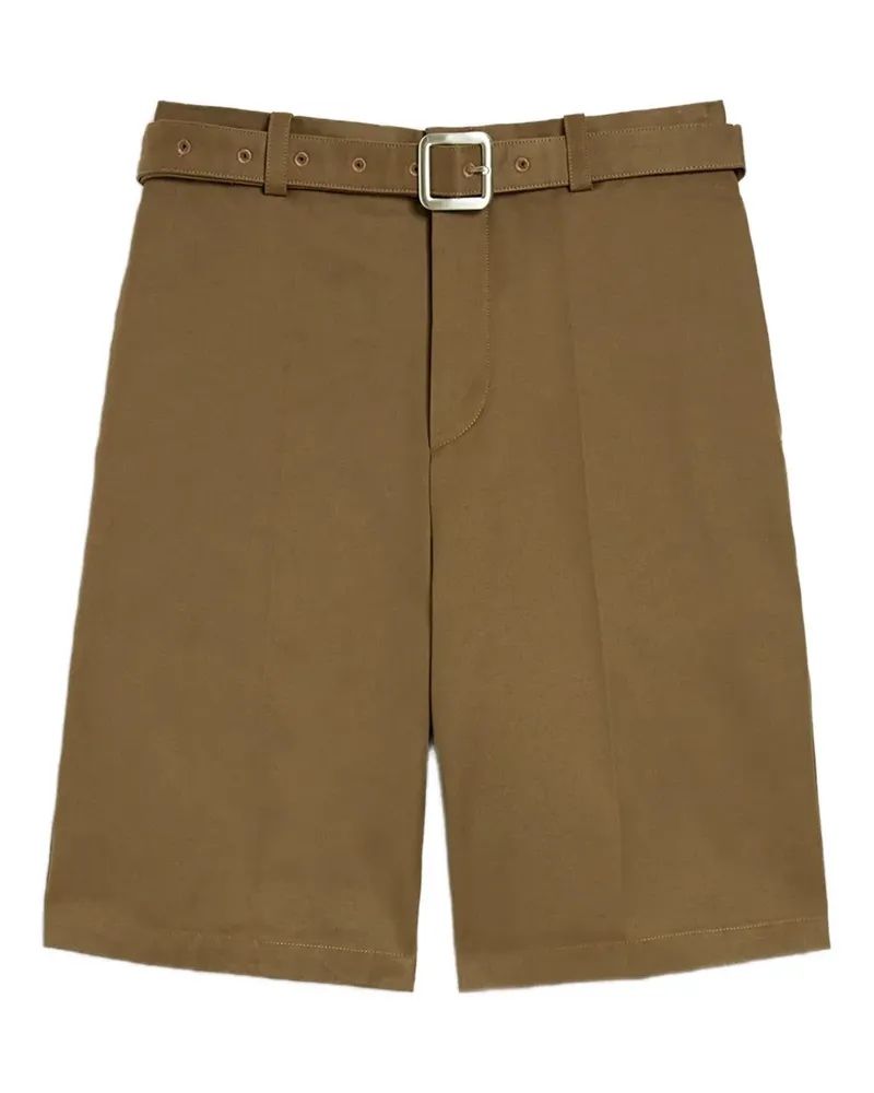 Jil Sander Shorts mit Gürtel - Braun Braun