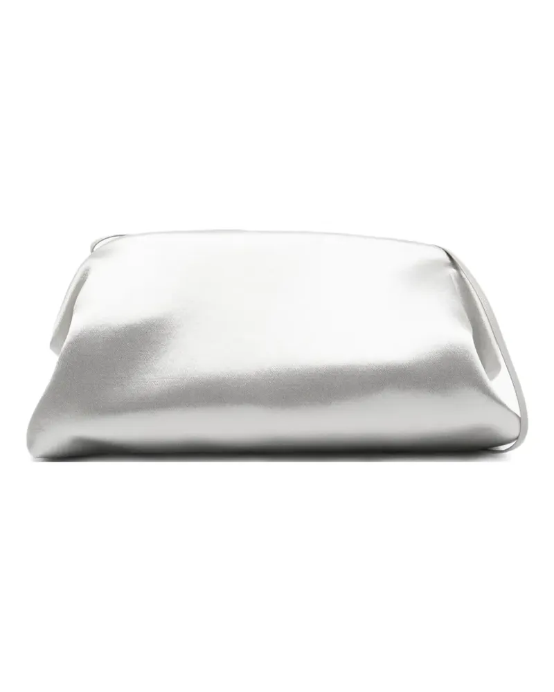 Alberta Ferretti Clutch im Metallic-Look - 483 silver 483