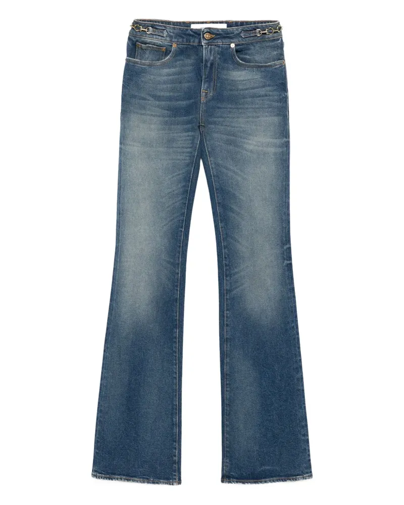 Golden Goose Schlagjeans mit Schnallenverzierung - Blau Blau