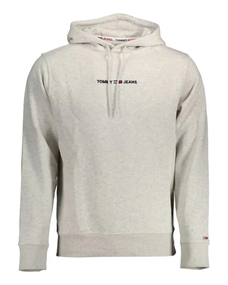 Tommy Hilfiger logo-embroidered hoodie - Grau Grau