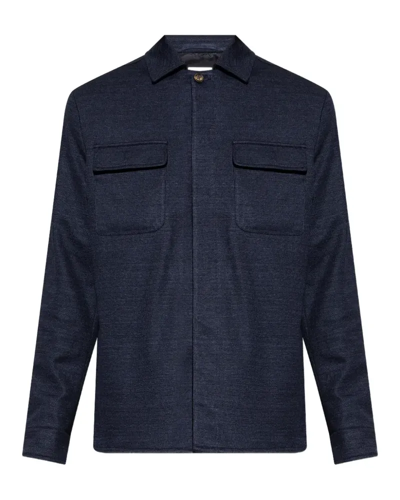 Eleventy pocket jacket - Blau Blau