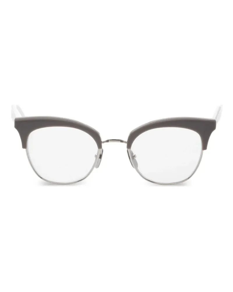 Thom Browne Brille mit Cat-Eye-Gestell - Grau Grau