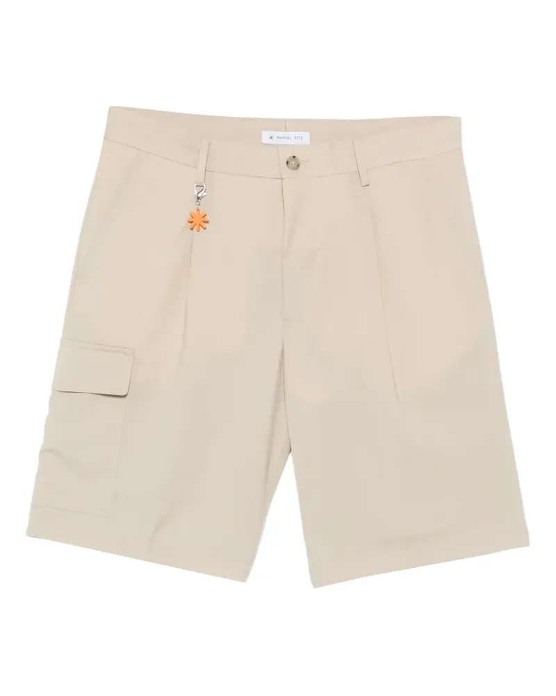 Manuel Ritz pleated shorts - Nude Nude