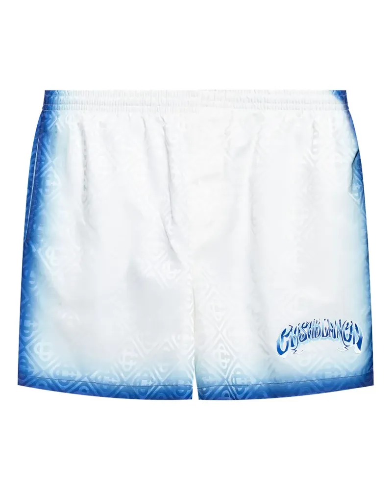 Casablanca Paris Ausgeblichene Badeshorts - Weiß Weiß