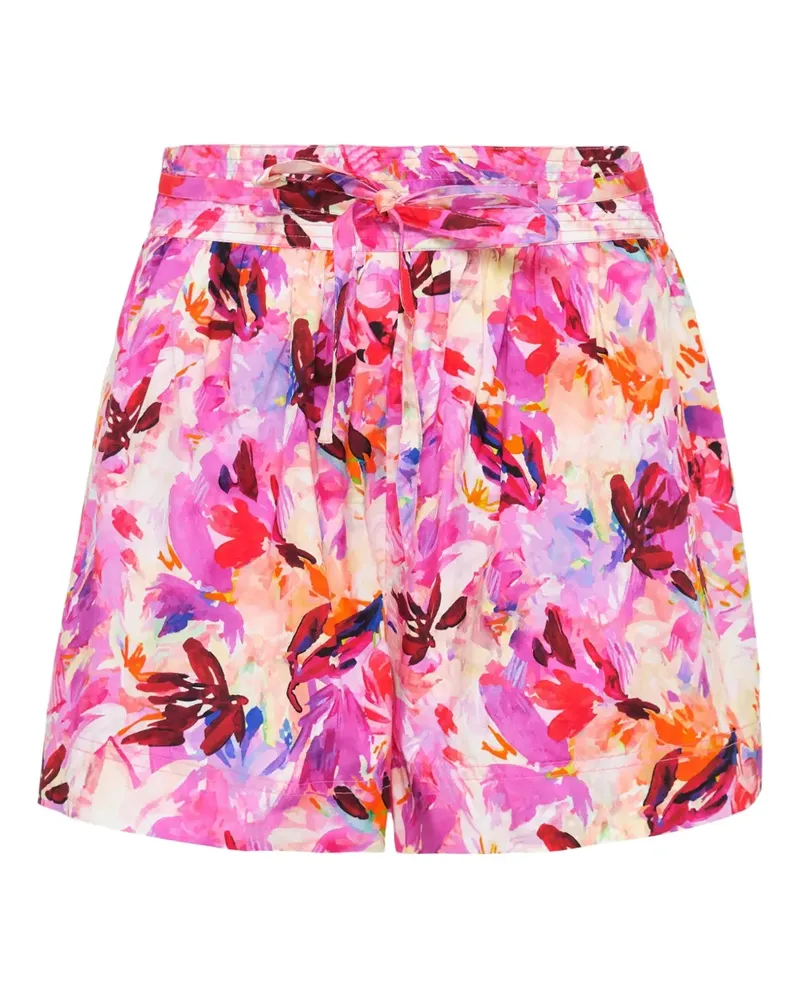 Ulla Johnson Shorts mit Blumen-Print - Rosa Rosa