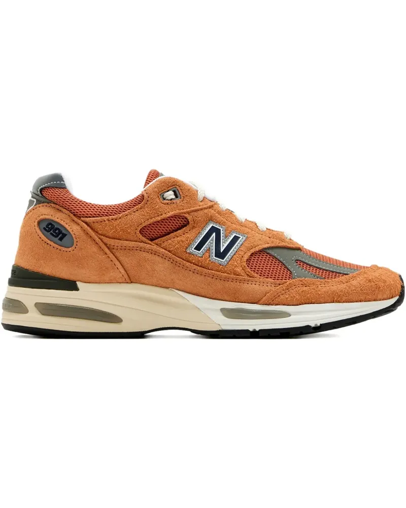 New Balance Made in UK U991V2 Wildleder-Sneakers - Braun Braun