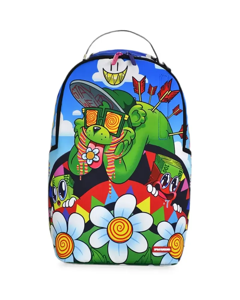 Sprayground Money Bear Weirdo DLXR backpack - Blau Blau