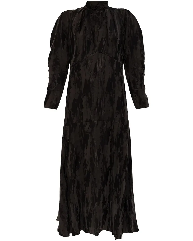 IRO Tavina Maxikleid - Schwarz Schwarz