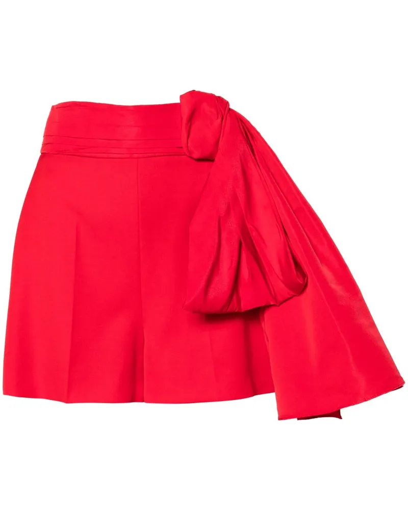Alexander McQueen Klassische Shorts mit Schleifendetail - Rot Rot
