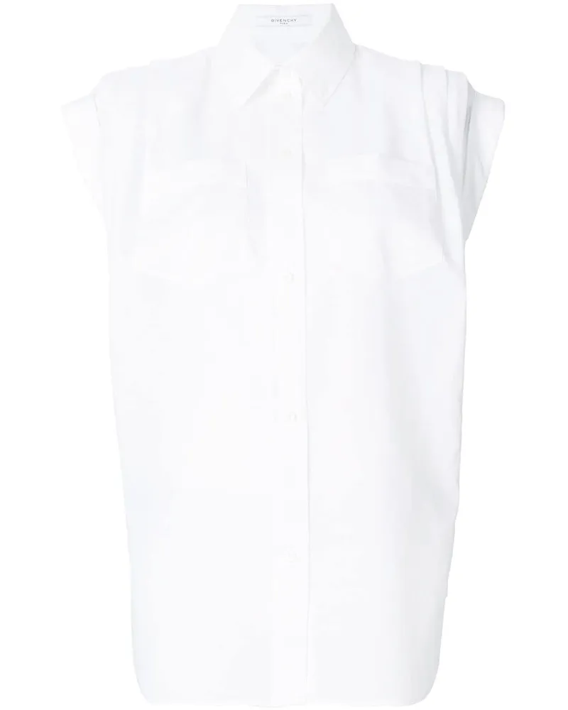 Givenchy Oversized-Hemd mit akzentuierten Schultern - Weiß Weiß