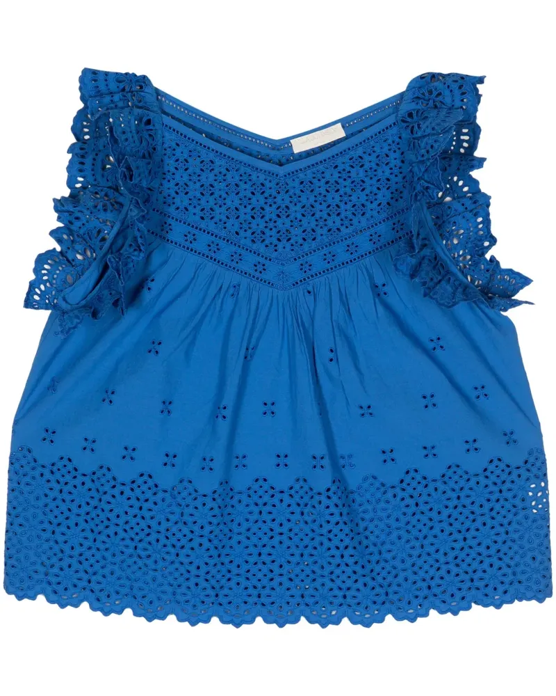 Ulla Johnson Leona Bluse - Blau Blau
