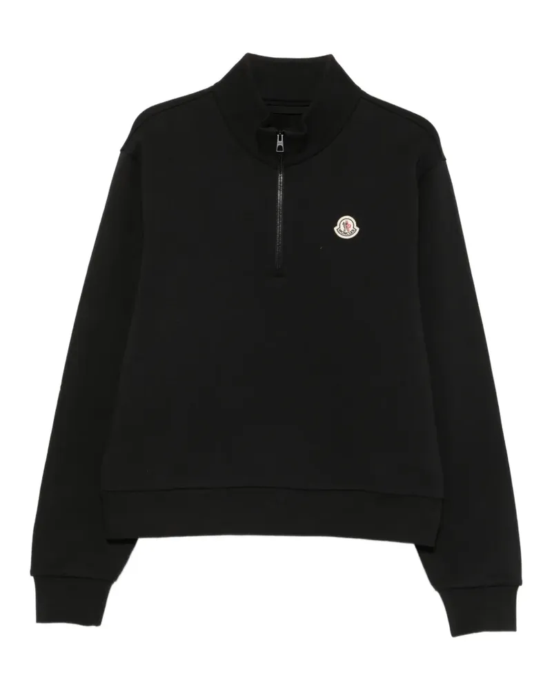 Moncler Sweatshirt mit Reißverschluss - Schwarz Schwarz