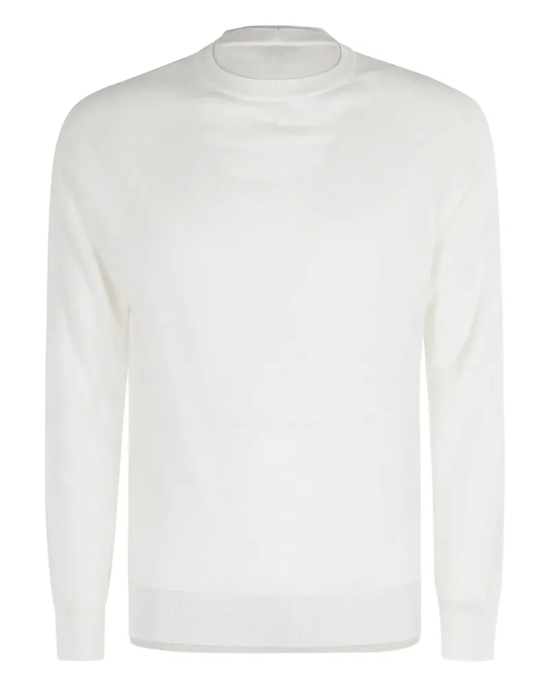 Eleventy Pullover mit Rundhalsausschnitt - Weiß Weiß
