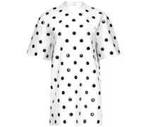 T-Shirtkleid mit Polka Dots