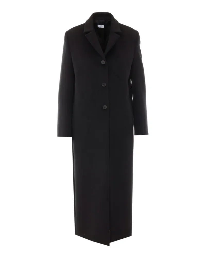 Rue du Bac single-breasted rear-slit coat - Schwarz Schwarz