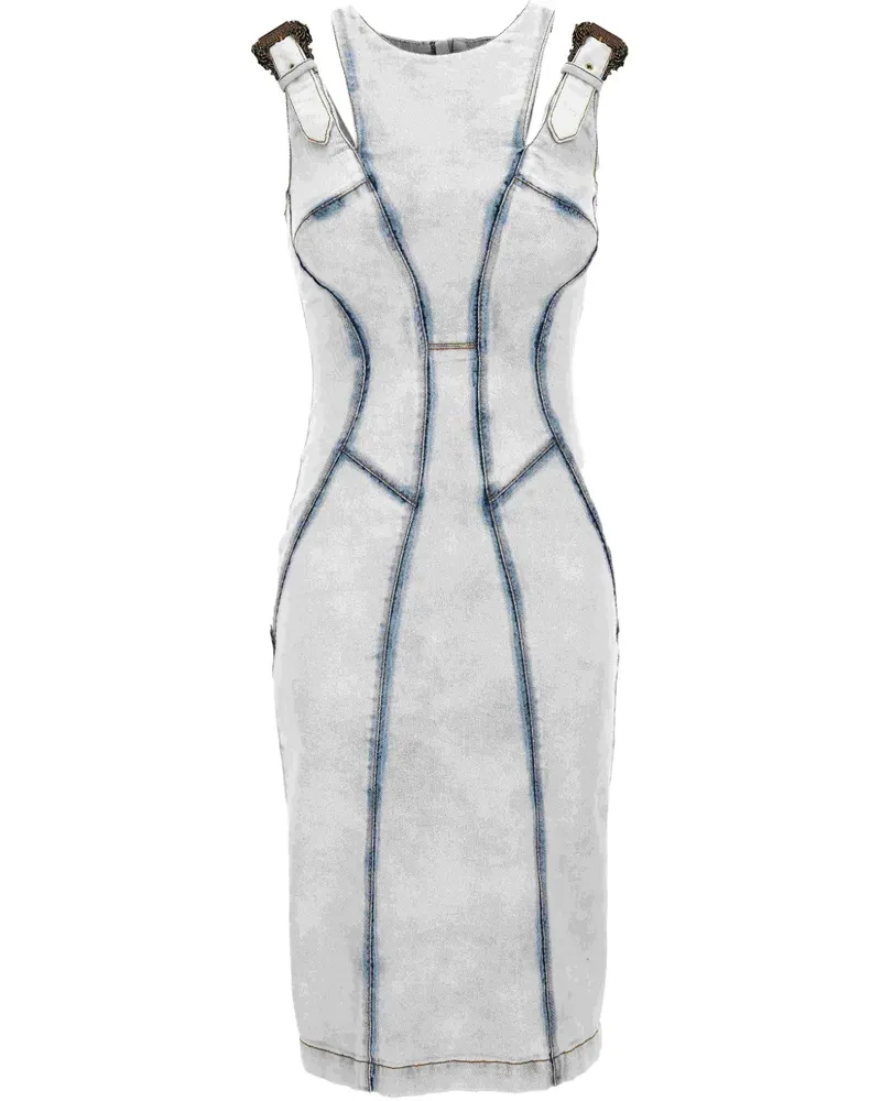 Versace Jeans Kleid mit Schnalle - Blau Blau