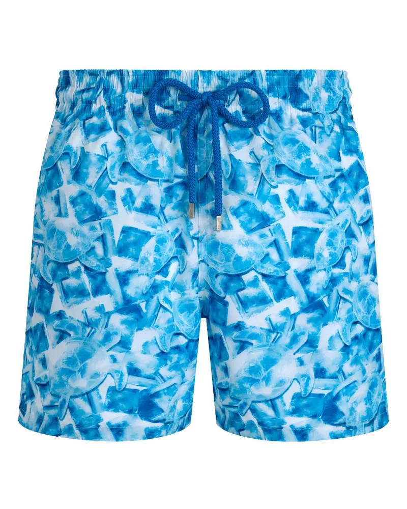 Vilebrequin Badeshorts mit Iced Turtles-Print - Weiß Weiß