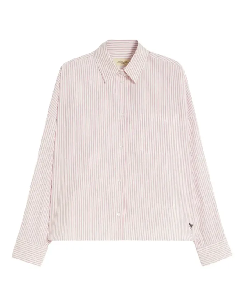 Max Mara striped pocket shirt - Weiß Weiß