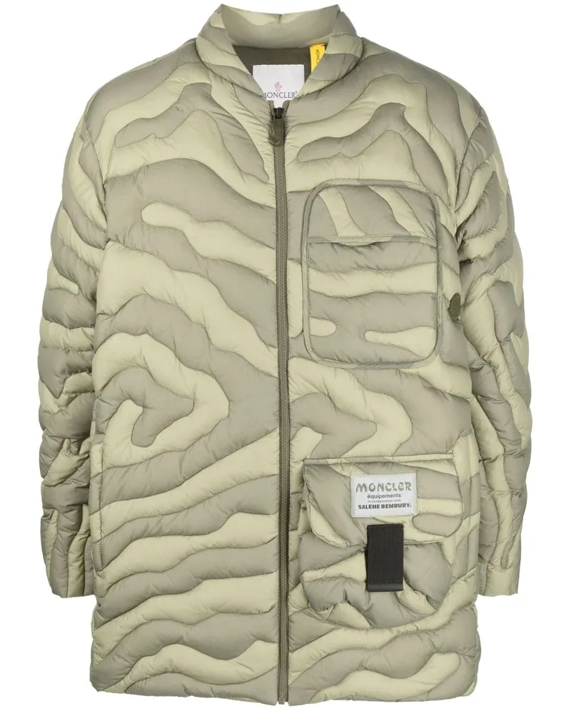 Moncler x Salehe Bembury Peano Daunenjacke - Grün Grün