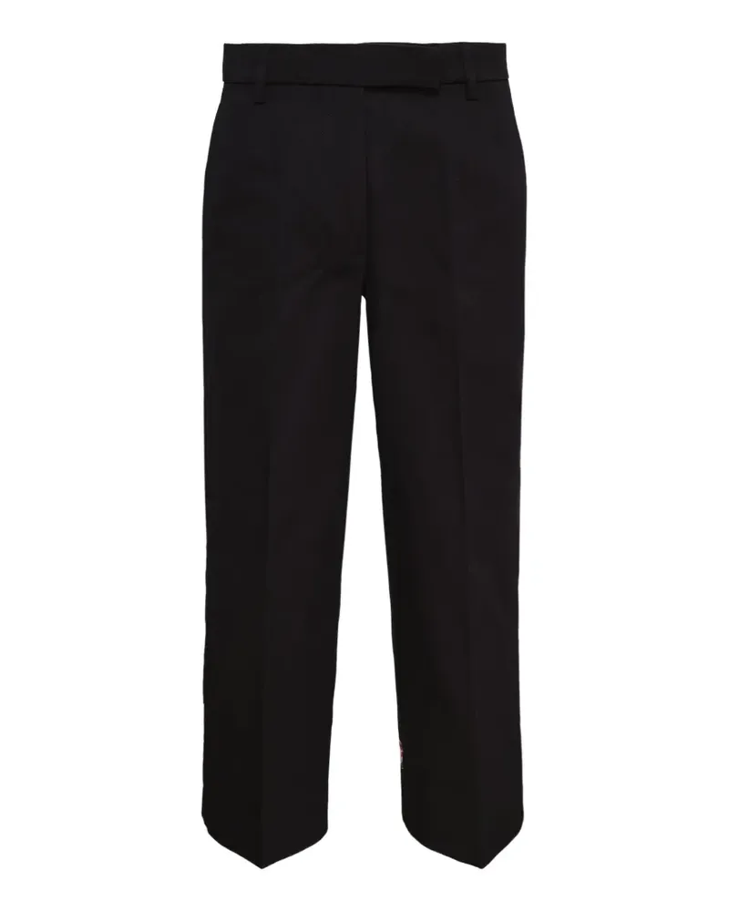 Thom Browne stripe-detail trousers - Blau Blau