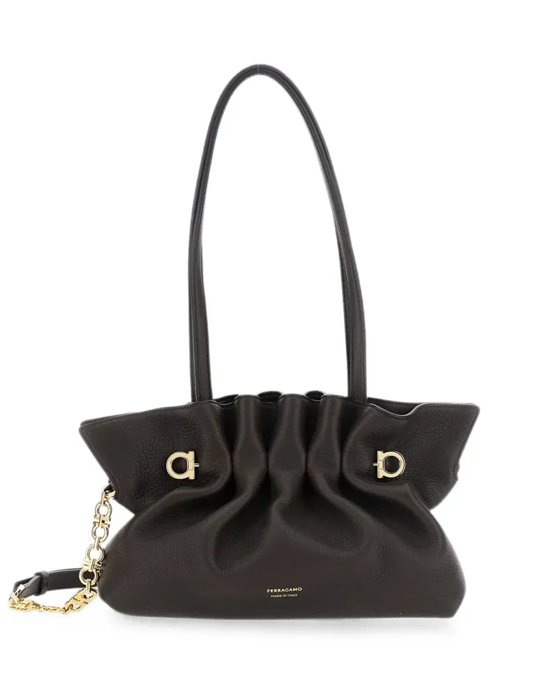 Ferragamo Weiche Tasche (S) - Braun Braun