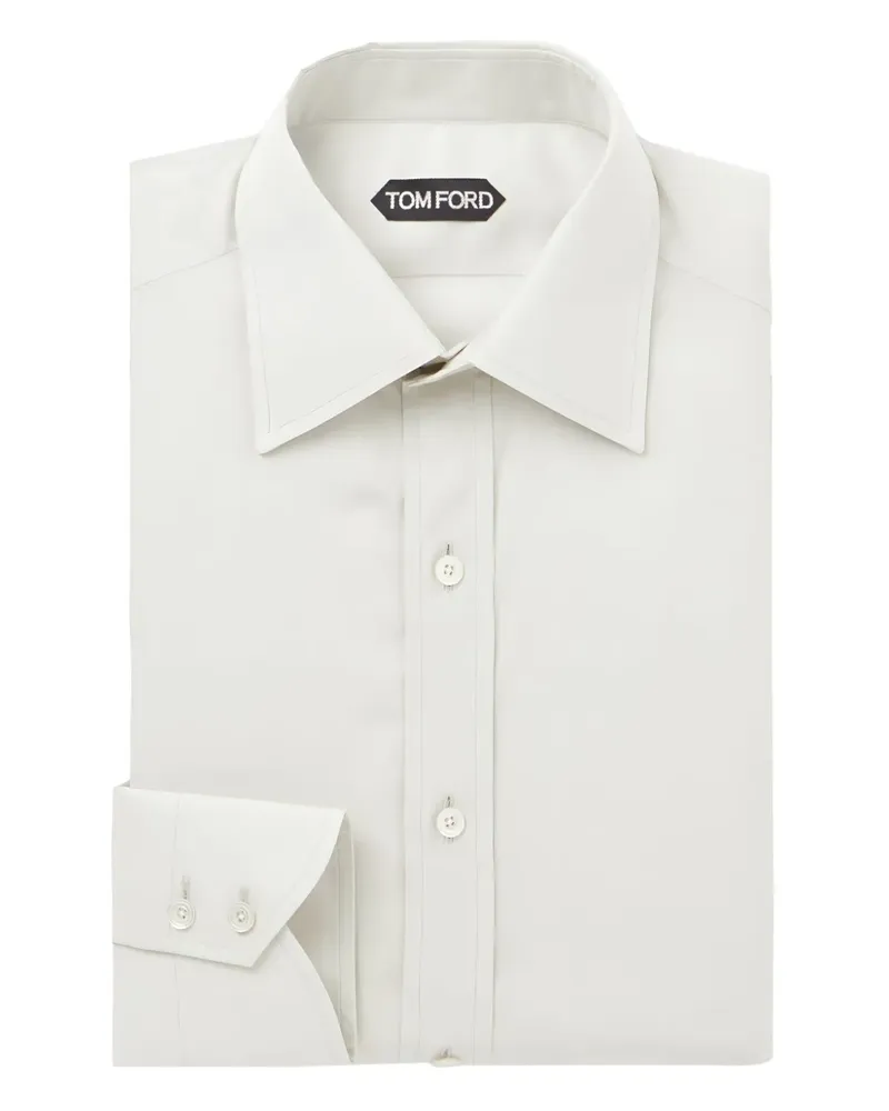 Tom Ford Geknöpftes Hemdkleid - Weiß Weiß
