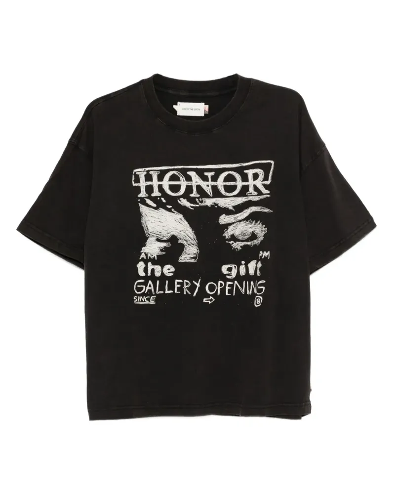Honor The Gift Art That Reflects T-Shirt - Schwarz Schwarz
