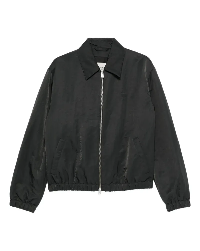 AMI Paris zip-fastening jacket - Schwarz Schwarz