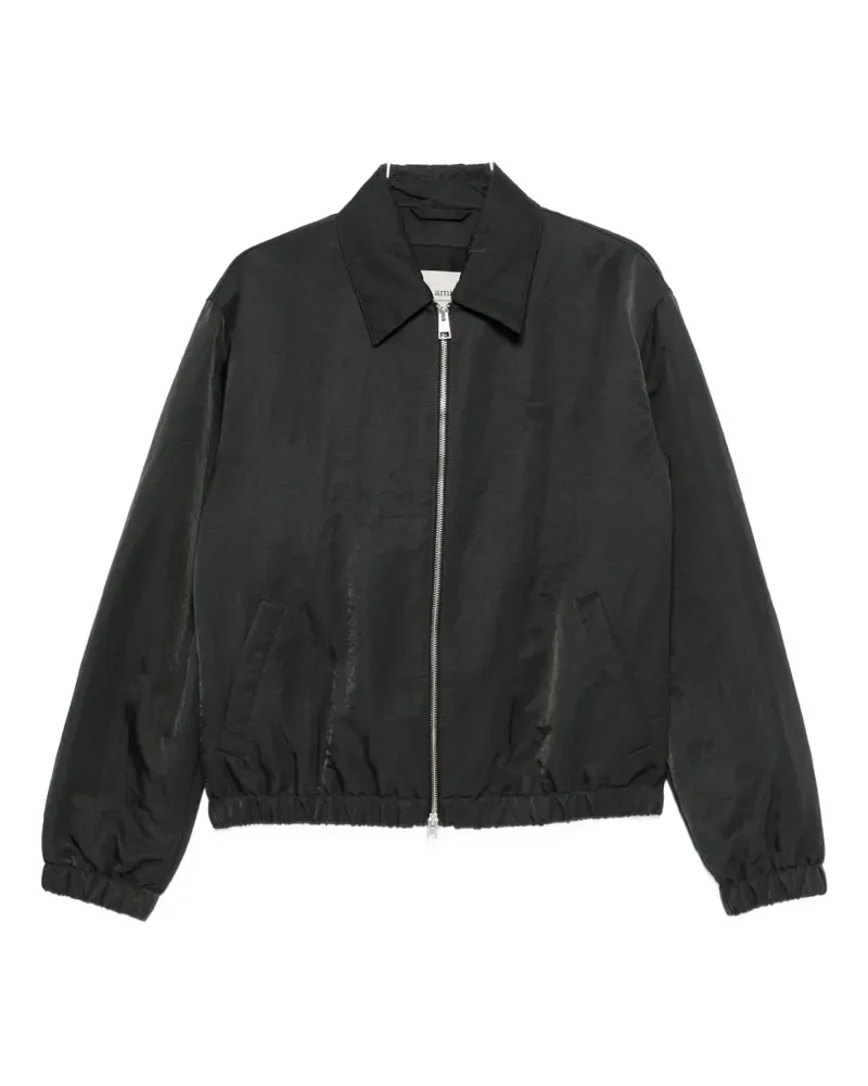 AMI Paris zip-fastening jacket - Schwarz Schwarz