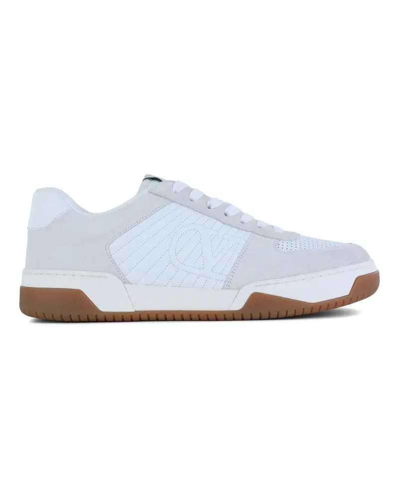 Valentino Garavani logo-detail perforated sneakers - Weiß Weiß