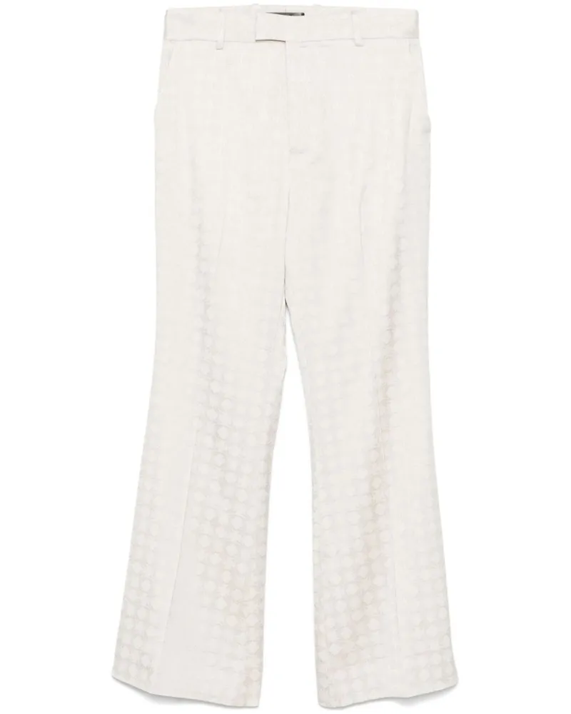 Amiri Ausgestellte Hose mit MA-Monogramm - Nude Nude