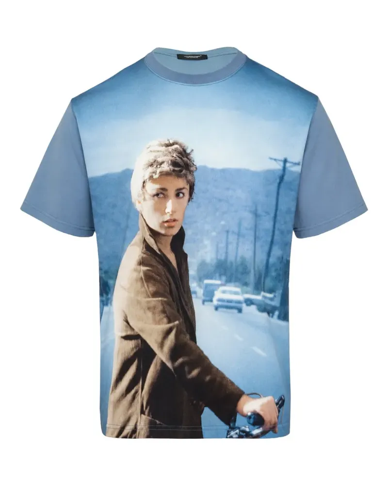Undercover Cindy Sherman T-Shirt mit Print - Blau Blau