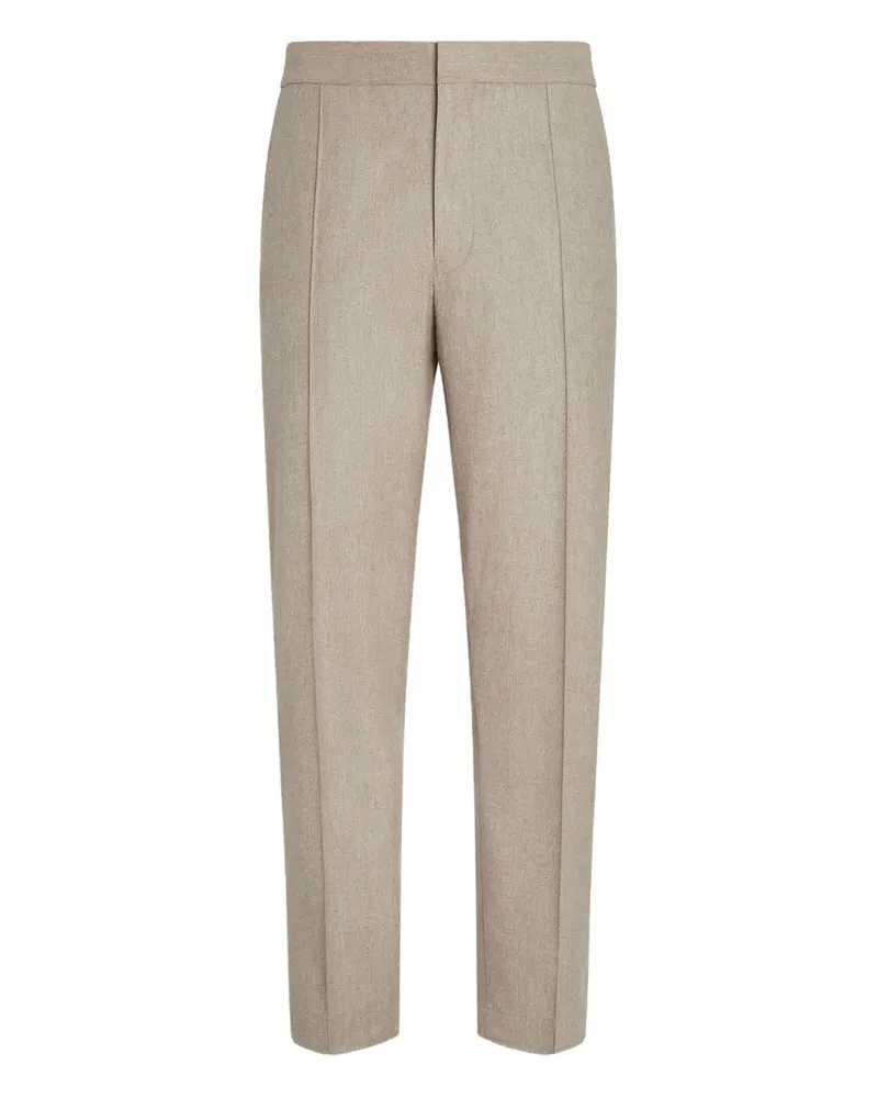 Ermenegildo Zegna Hose mit elastischem Bund - Nude Nude