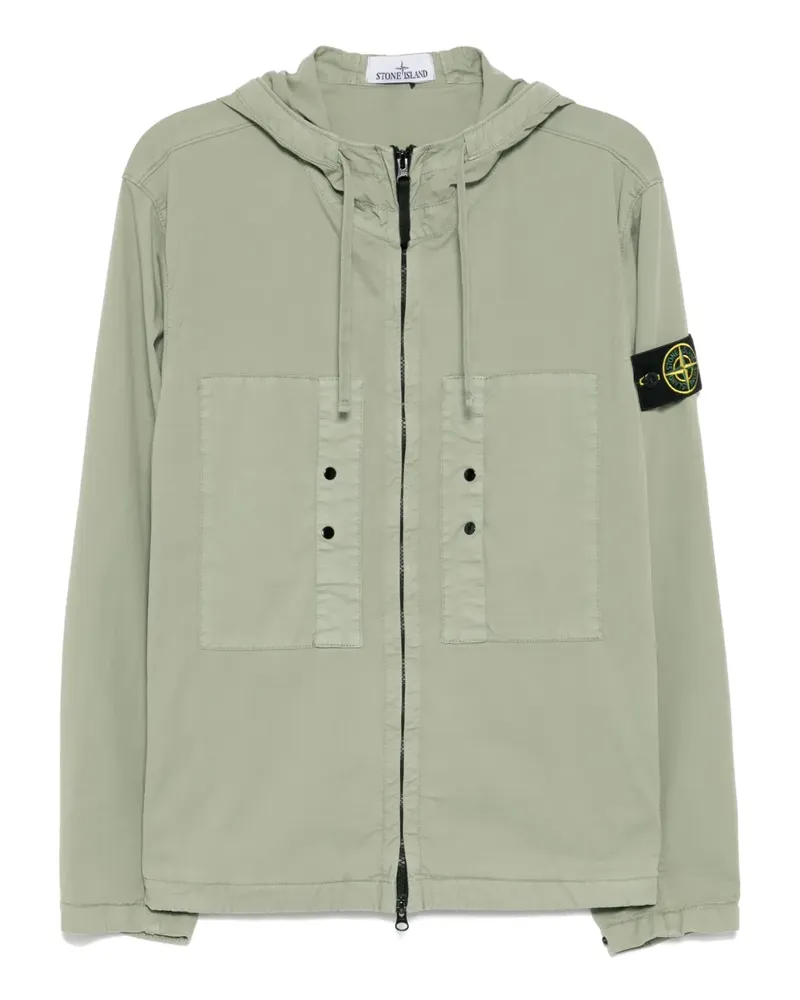 Stone Island Jacke mit Kapuze - Grün Grün
