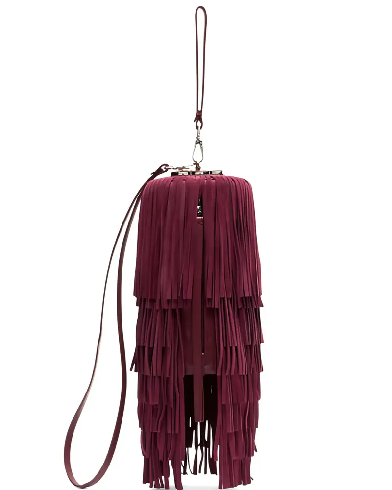 Casadei Pon Pon Clutch - Rot Rot