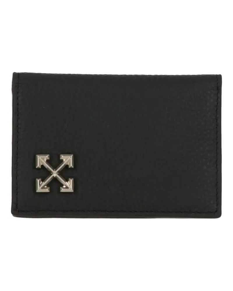 OFF-WHITE Arrows-plaque bifold wallet - Schwarz Schwarz