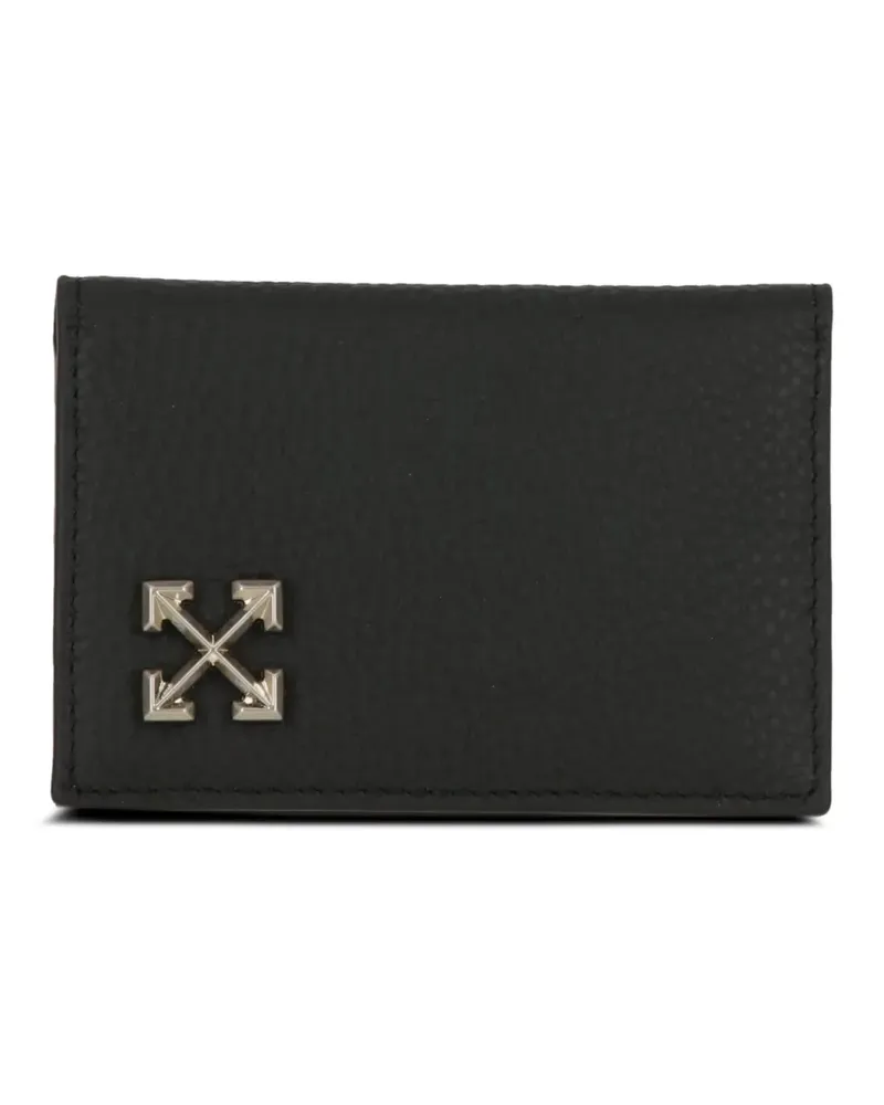OFF-WHITE Arrows-plaque bifold wallet - Schwarz Schwarz