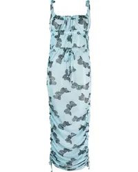 Charles Jeffrey Loverboy Midikleid mit grafischem Print Blau