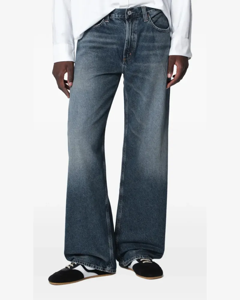 AGOLDE Luka Wide-Leg-Jeans - Blau Blau