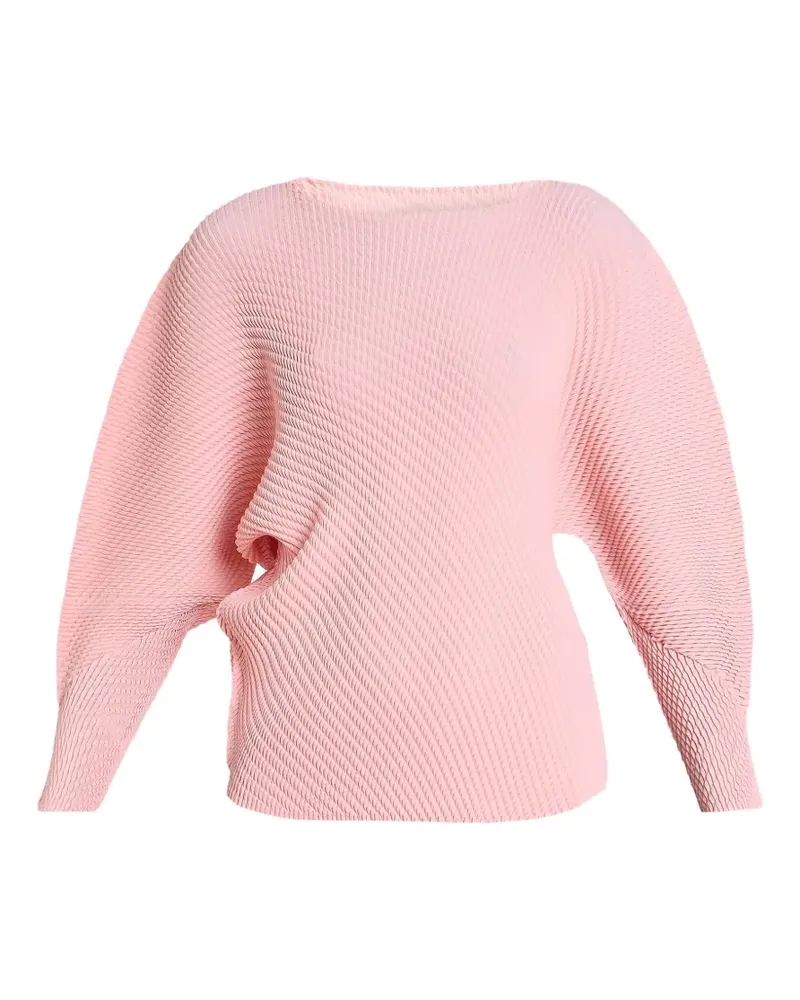 Issey Miyake pleated asymmetric top - Rosa Rosa