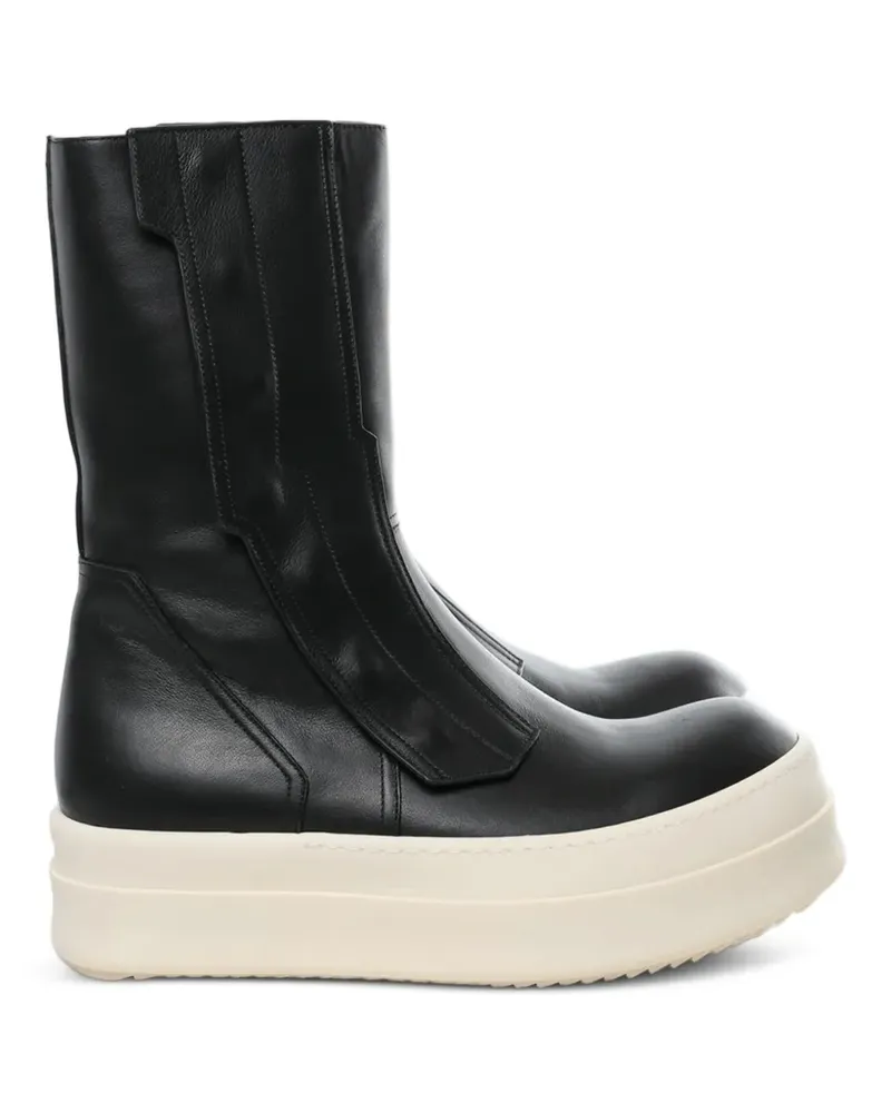 Rick Owens platform zip sneakers - Schwarz Schwarz